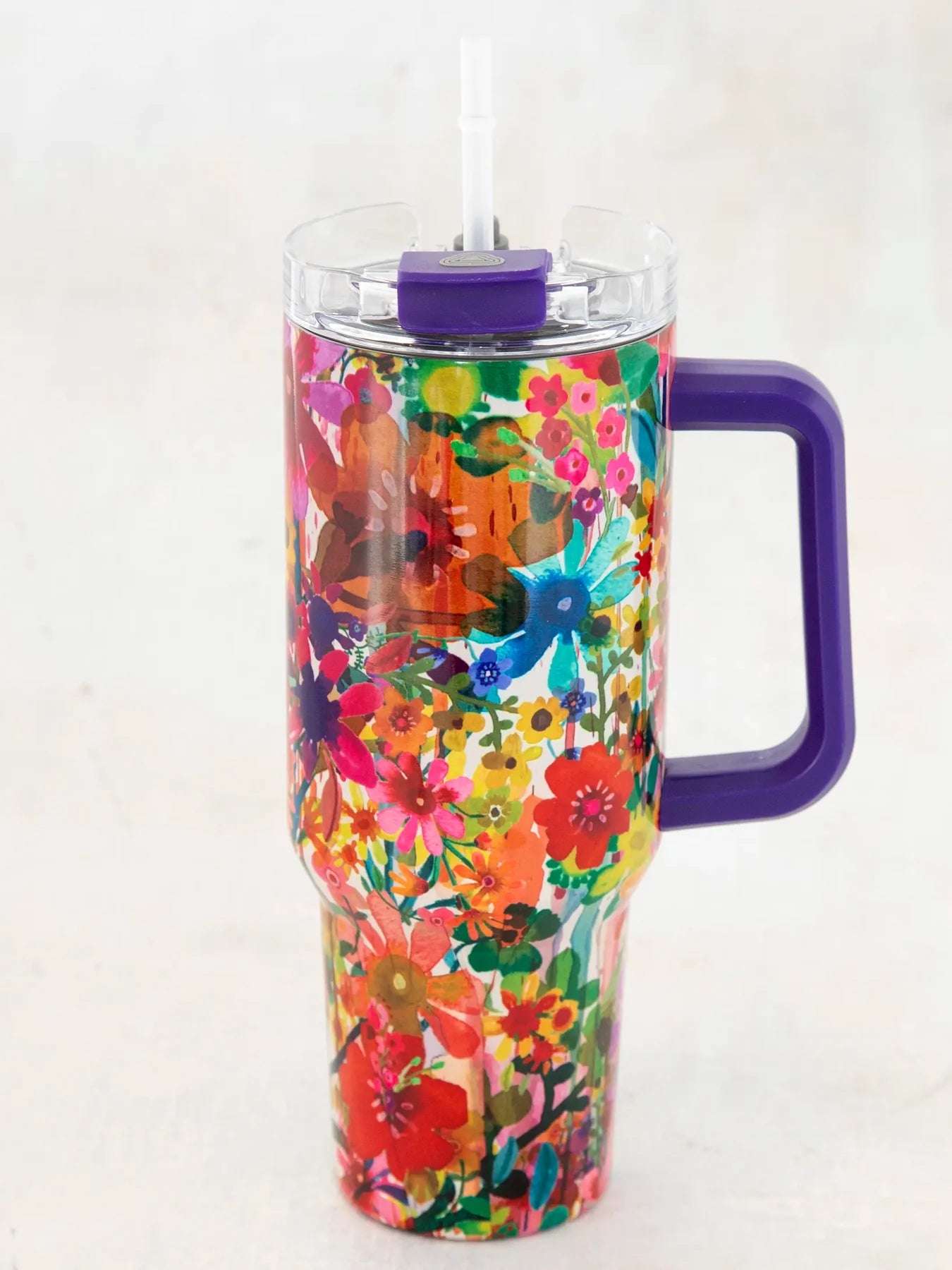 Bright Floral Mega Tumbler
