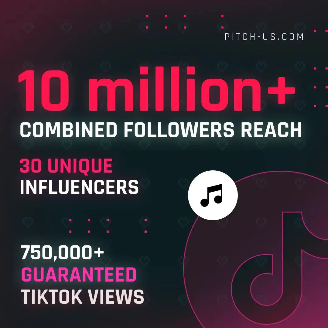 30x TikTok Influencers SoundCampaign (10million+ Followers Reach)