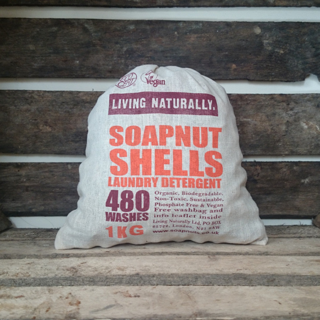 Organic Soapnuts 1 Kilo with storage bag - 480 Washes