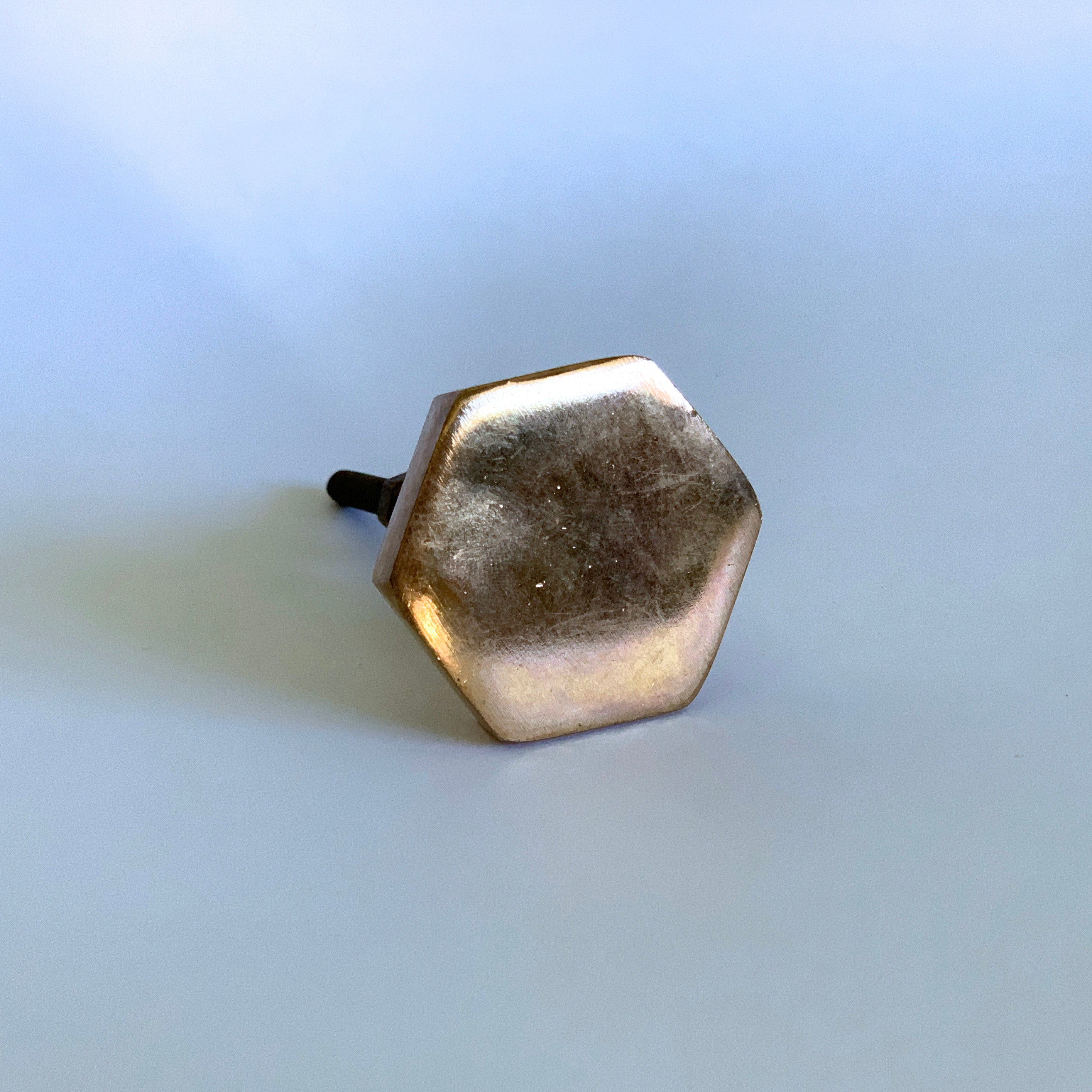 Copper Hexagon Knob